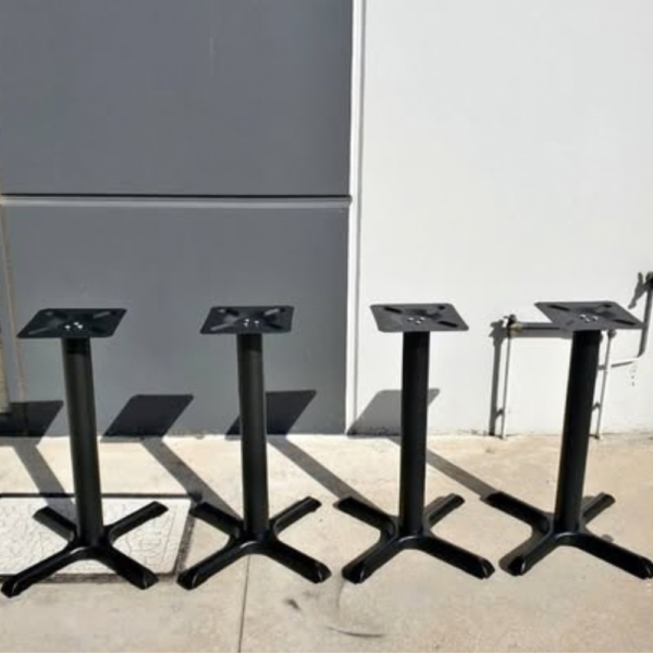 Black Commercial Café Table Bases / Restaurant Table Bases