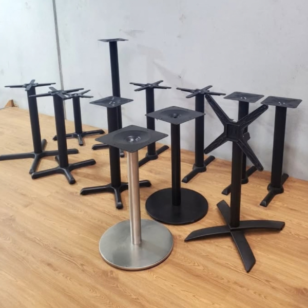 Commercial Café Table Bases / Restaurant Table Bases – Multiple Styles